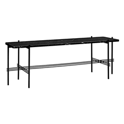 GUBI table basse structure noire TS CONSOLE 120 x 30 x H 40 cm
