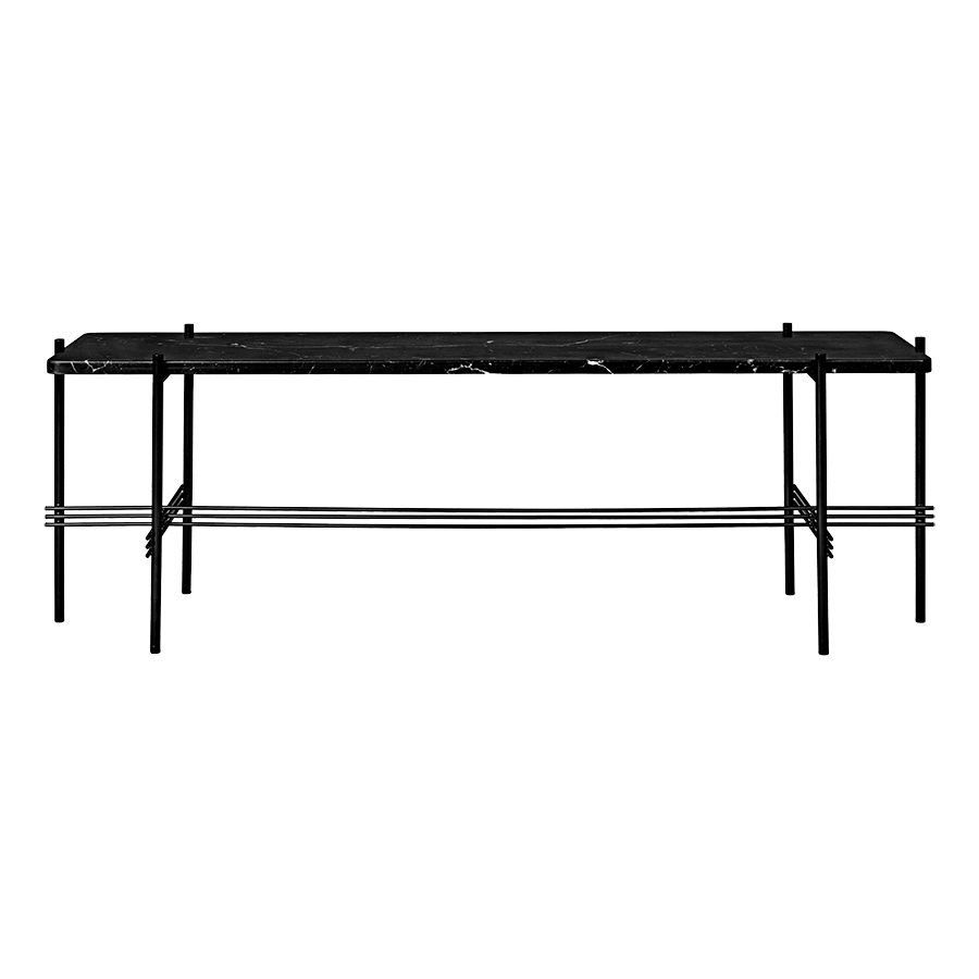 GUBI coffee table with black frame TS CONSOLE 120 x 30 x H 40 cm