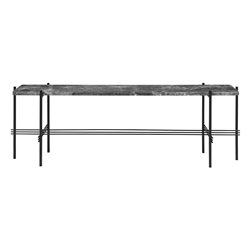 GUBI table basse structure noire TS CONSOLE 120 x 30 x H 40 cm