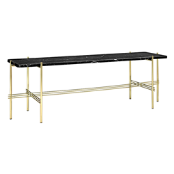 GUBI table basse structure laiton TS CONSOLE 120 x 30 x H 40 cm