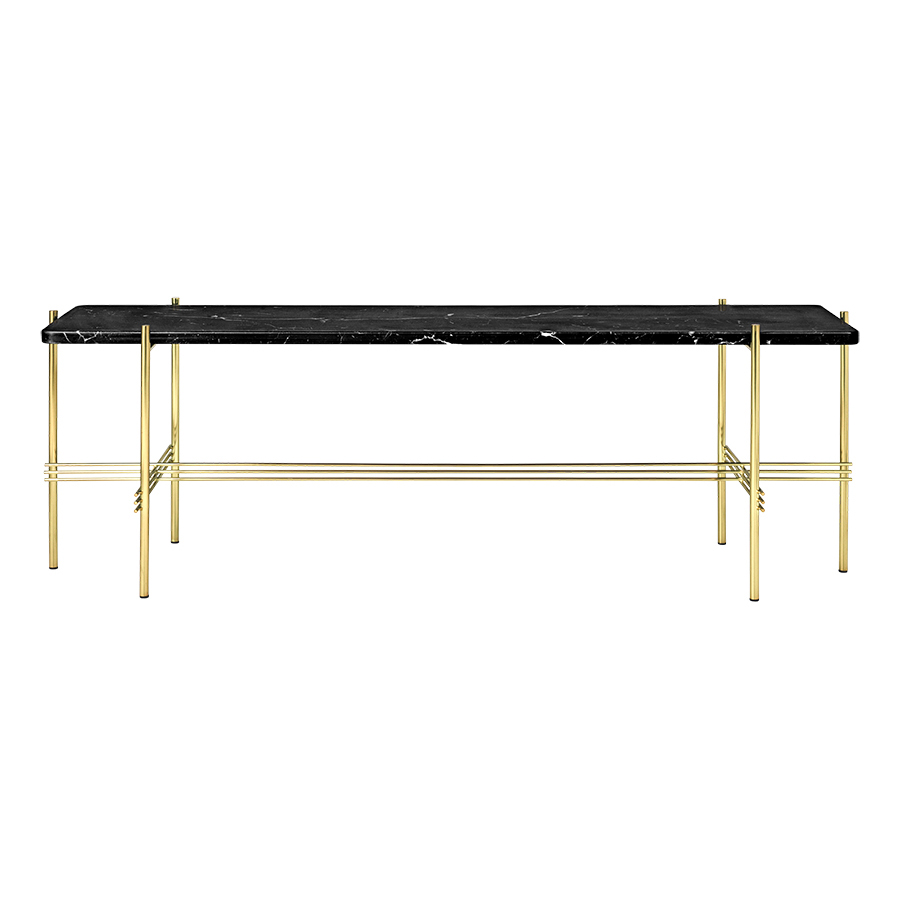 GUBI table basse structure laiton TS CONSOLE 120 x 30 x H 40 cm