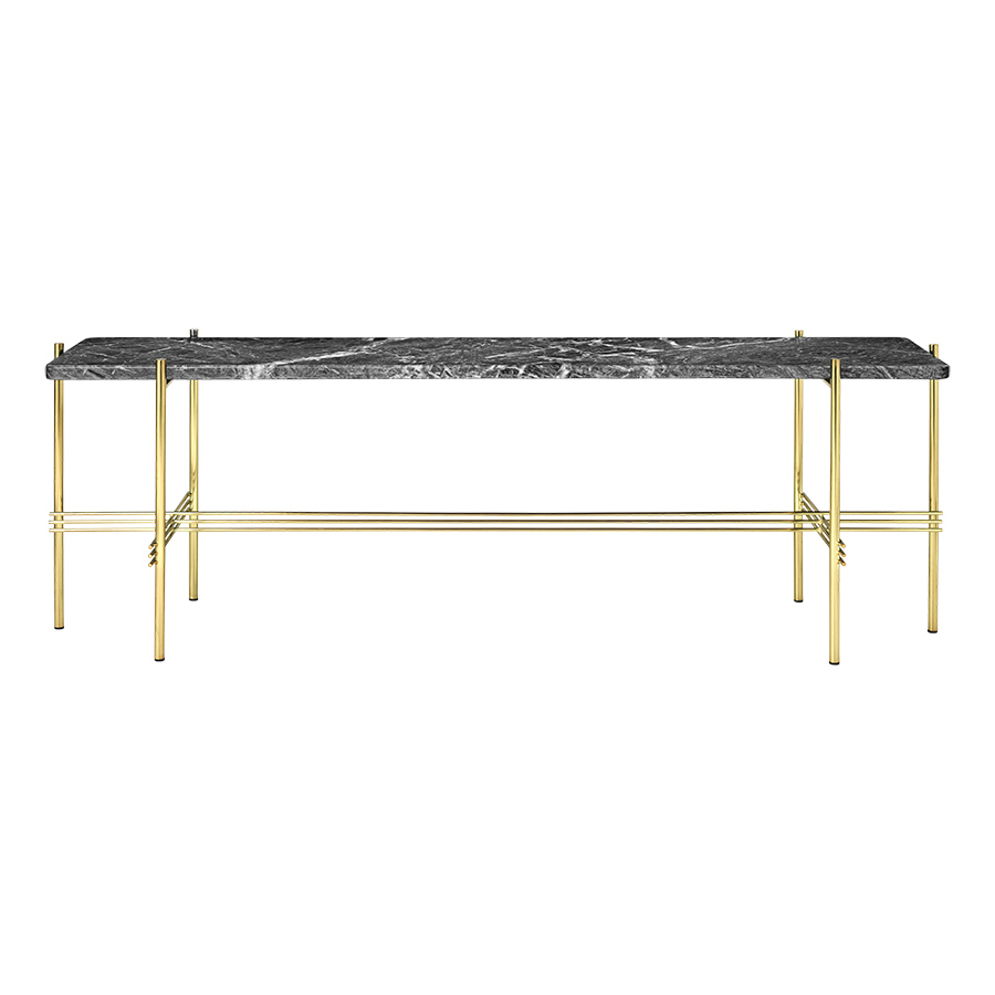 GUBI table basse structure laiton TS CONSOLE 120 x 30 x H 40 cm