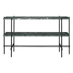 GUBI table basse structure noire TS CONSOLE 120 x 30 x H 72 cm