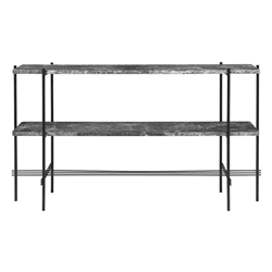 GUBI table basse structure noire TS CONSOLE 120 x 30 x H 72 cm