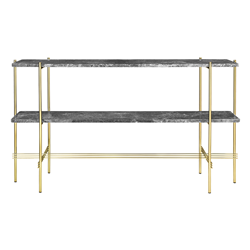 GUBI table basse structure laiton TS CONSOLE 120 x 30 x H 72 cm