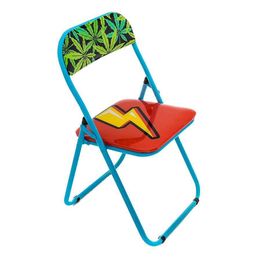 SELETTI chaise pliable FOLDING CHAIR STUDIO JOB-BLOW NEW (Flash - Metal et PVC)
