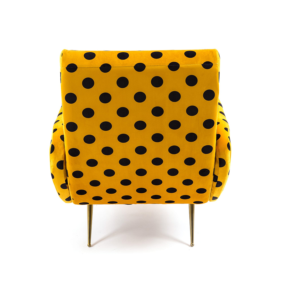 SELETTI upholstered TOILETPAPER ARMCHAIR