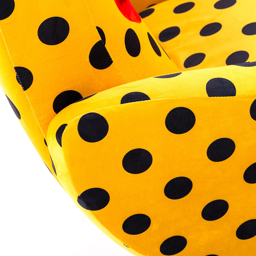 SELETTI upholstered TOILETPAPER ARMCHAIR