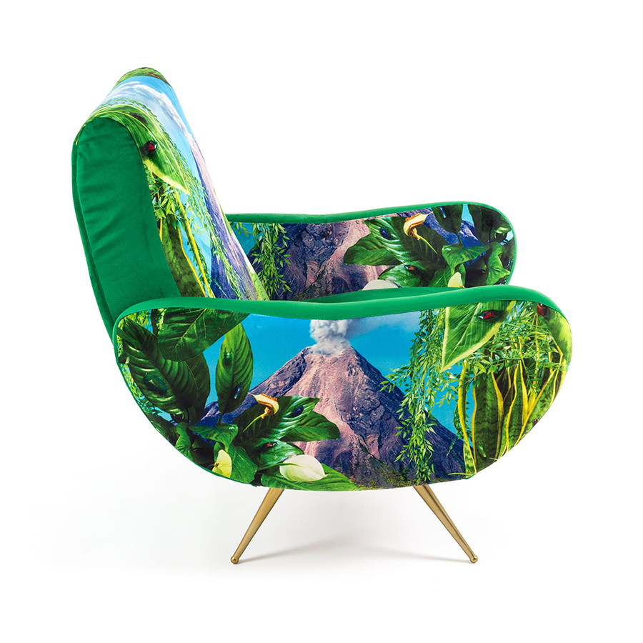 SELETTI upholstered TOILETPAPER ARMCHAIR