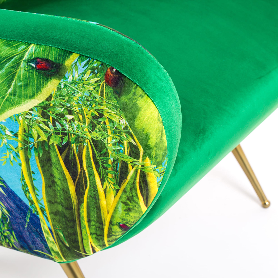 SELETTI upholstered TOILETPAPER ARMCHAIR