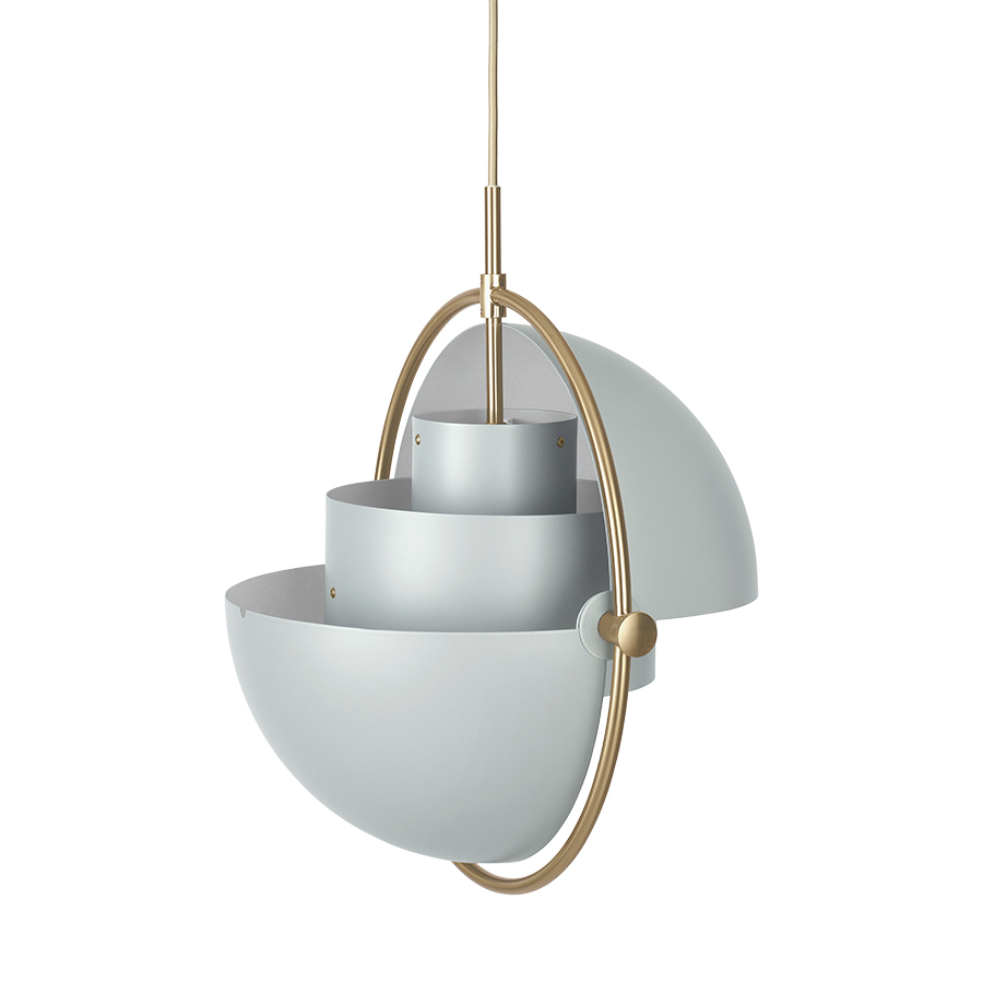 GUBI lampe à suspension MULTI-LITE (Sea grey - Métal)