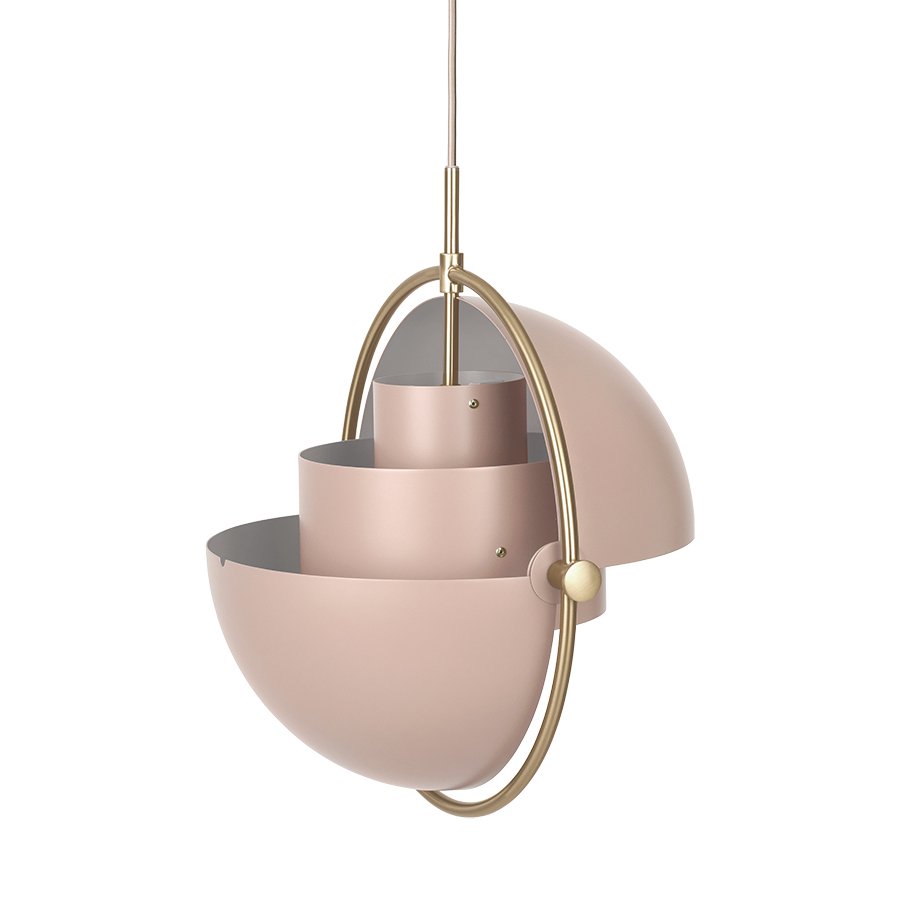 GUBI lampe à suspension MULTI-LITE (Rose dust - Métal)