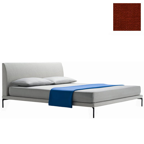 ZANOTTA lit deux personnes TALAMO avec pieds noir pour matelas 160 x 200 cm (24838 - Cat. 20 - VALE