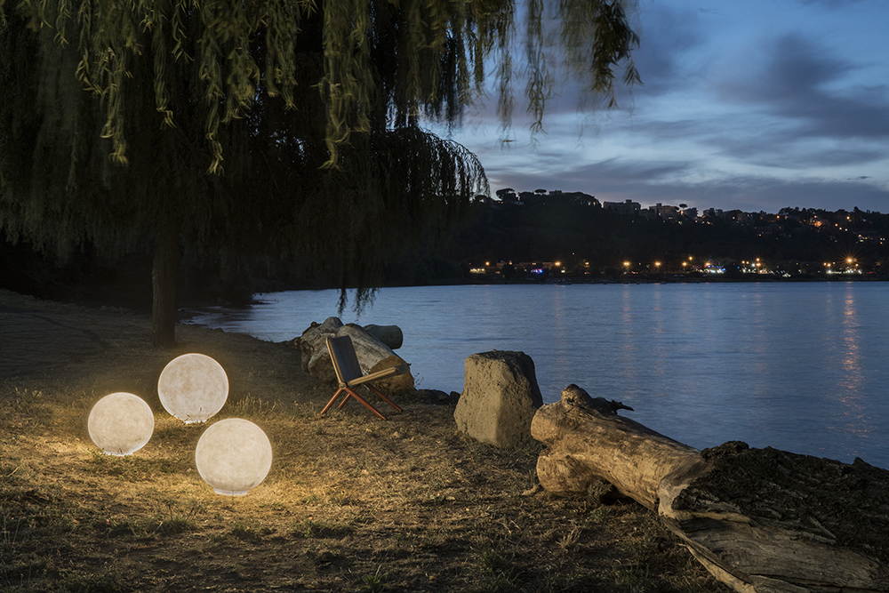 IN-ES.ARTDESIGN outdoor floor lamp EX.MOON 3