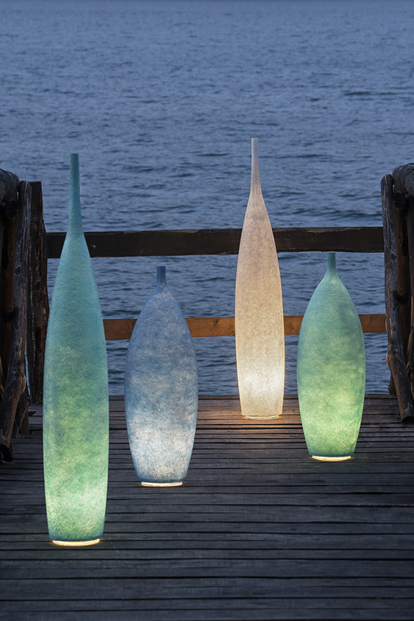 IN-ES.ARTDESIGN outdoor floor lamp TANK 1 OUT