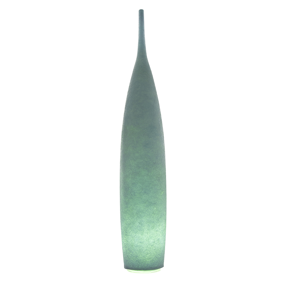 IN-ES.ARTDESIGN lampadaire pour extérieur TANK 1 OUT (Turquoise - Nebulite)