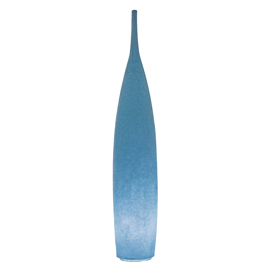 IN-ES.ARTDESIGN lampadaire pour extérieur TANK 1 OUT (Bleu - Nebulite)