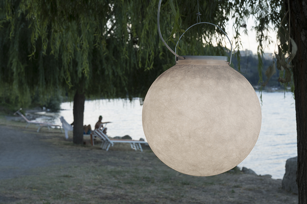 IN-ES.ARTDESIGN lampe à suspension pour extérieur LUNA 2 OUT