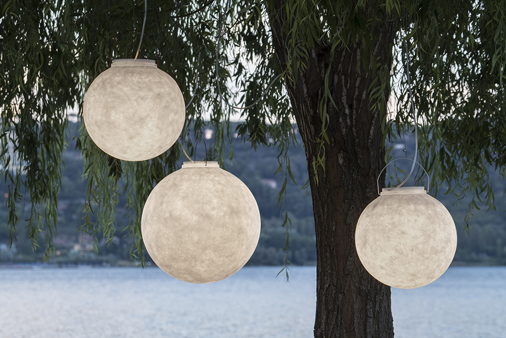 IN-ES.ARTDESIGN lampe à suspension pour extérieur LUNA 2 OUT