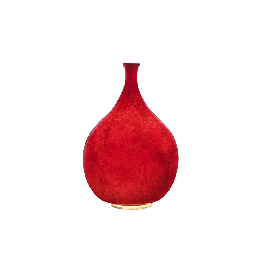 IN-ES.ARTDESIGN lampe de table LUCE LIQUIDA 2 (Rouge - Nebulite)