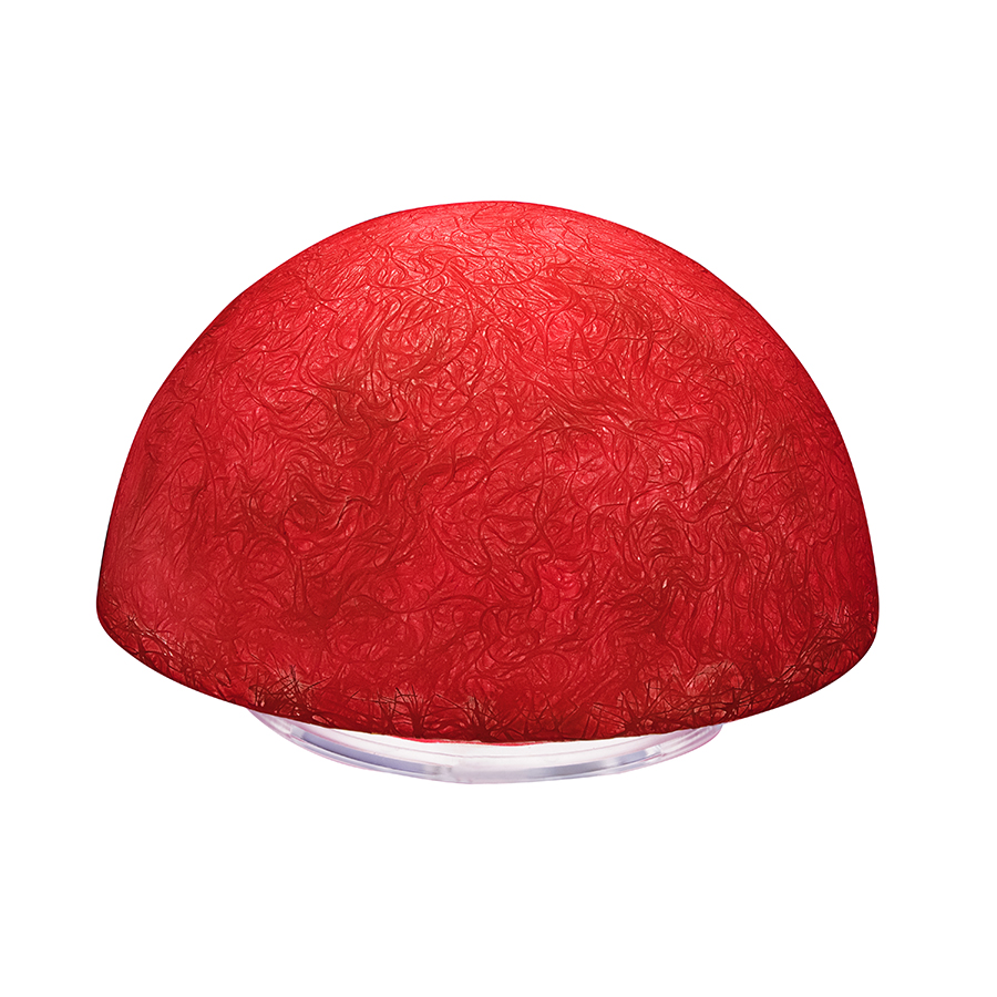 IN-ES.ARTDESIGN lampe de table BUTTON T (Rouge - Nebulite)