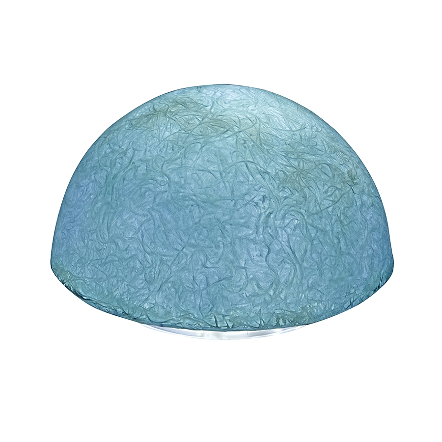 IN-ES.ARTDESIGN lampe de table BUTTON T (Bleu - Nebulite)