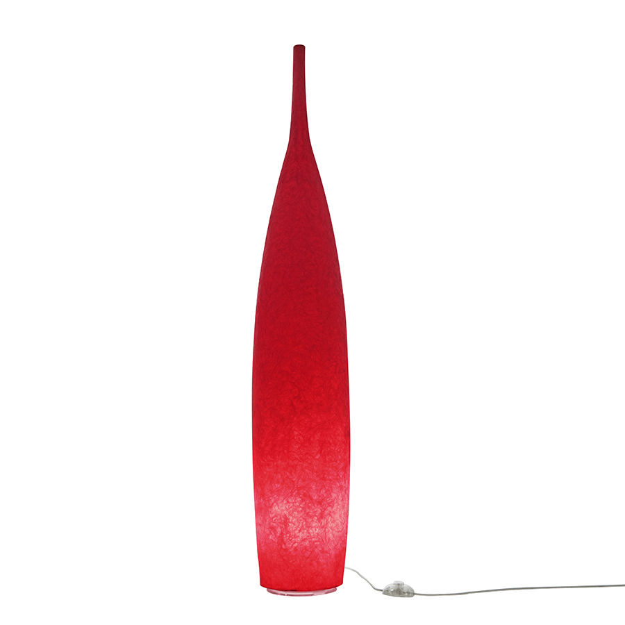 IN-ES.ARTDESIGN lampadaire TANK 1 (Rouge - Nebulite)