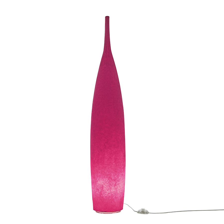 IN-ES.ARTDESIGN lampadaire TANK 1 (Magenta - Nebulite)