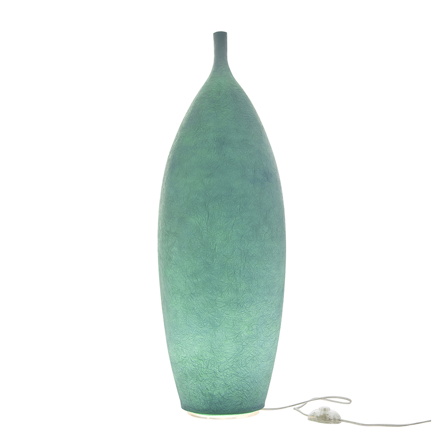IN-ES.ARTDESIGN lampadaire TANK 2 (Turquoise - Nebulite)