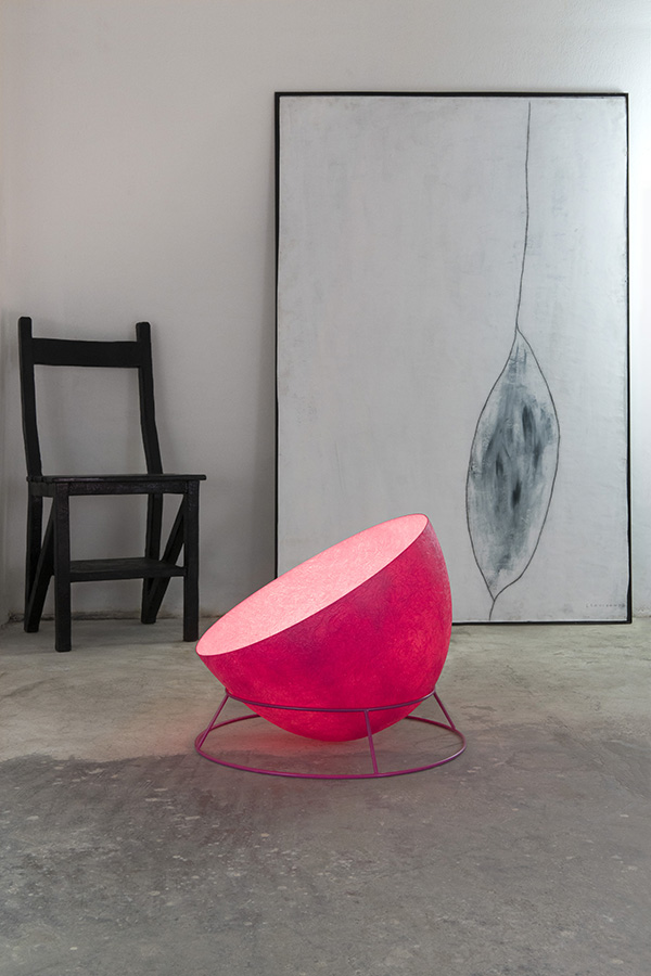 IN-ES.ARTDESIGN floor lamp H2O F NEBULITE