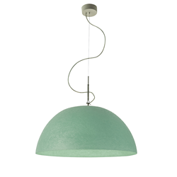 IN-ES.ARTDESIGN lampe à suspenson MEZZA LUNA 1 NEBULITE
