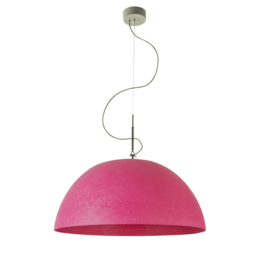 IN-ES.ARTDESIGN lampe à suspenson MEZZA LUNA 1 NEBULITE