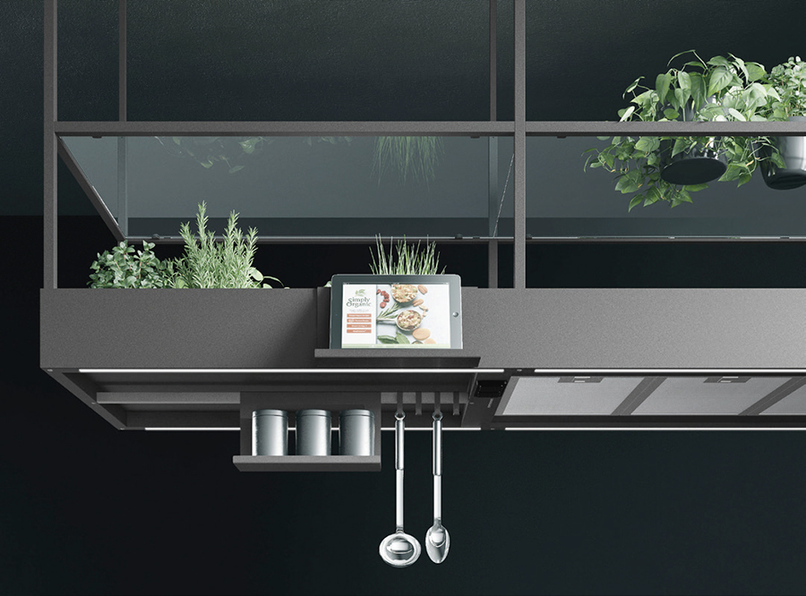 FALMEC hotte à îlot SPAZIO Circle.Tech 180 cm