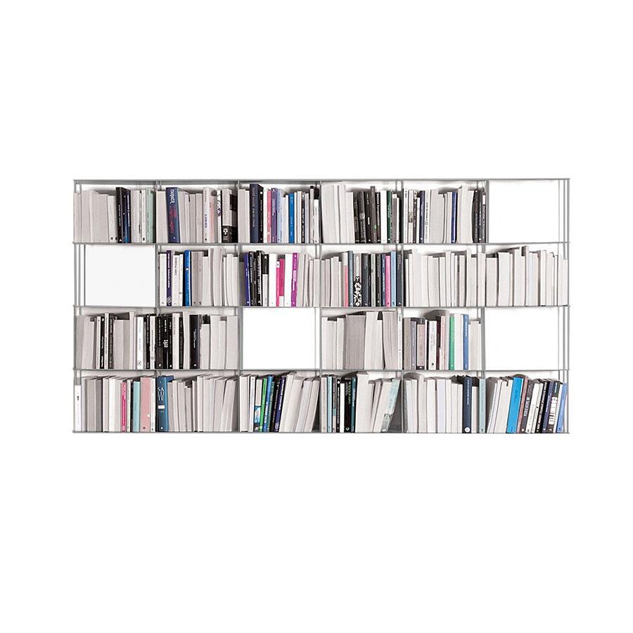 KRIPTONITE bibliothèque murale KROSSING 200 x H 100 cm (Aluminium - Métal)