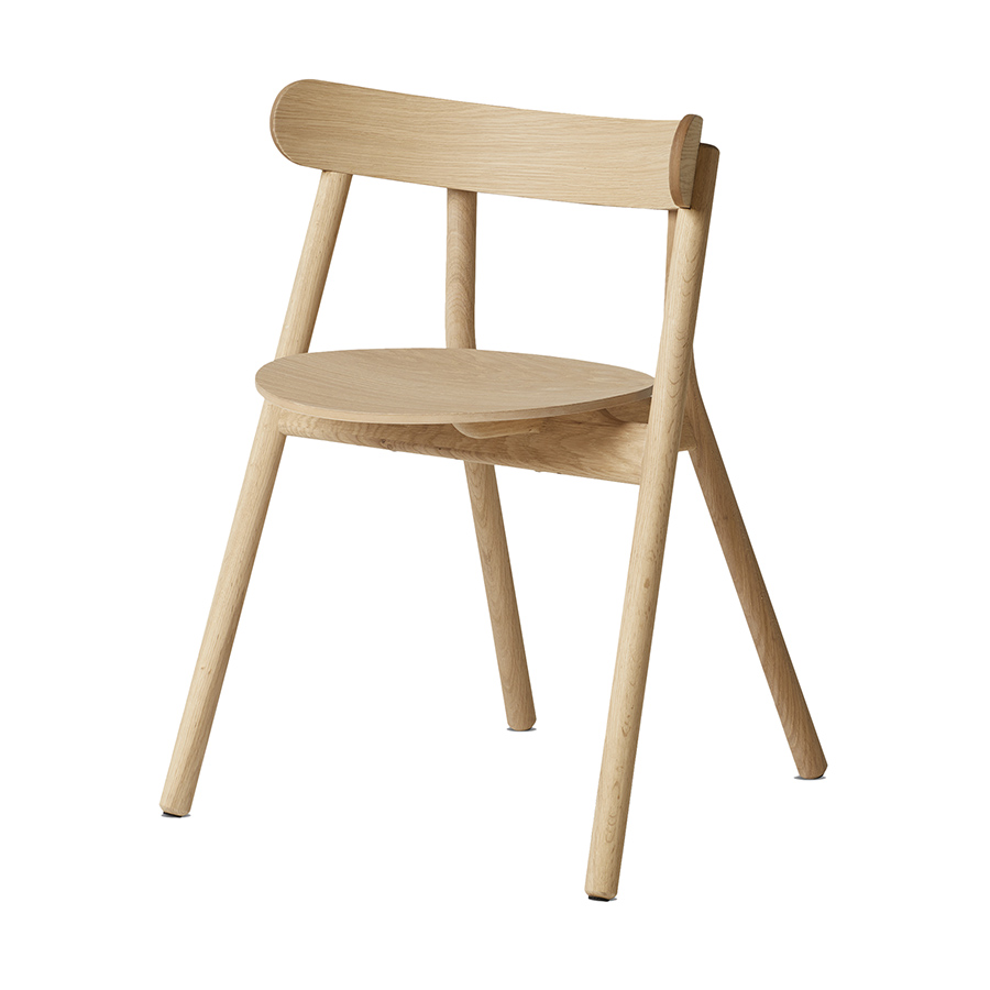 NORTHERN LIGHTING chaise avec accoudoirs OAKI (Naturel - chêne)