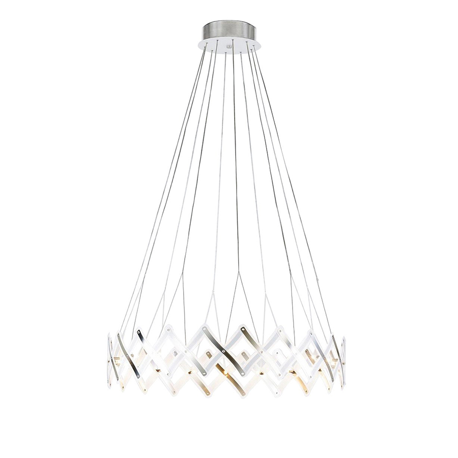 SERIEN LIGHTING lampe à suspension ZOOM 1 (brossé - Acier Inox)