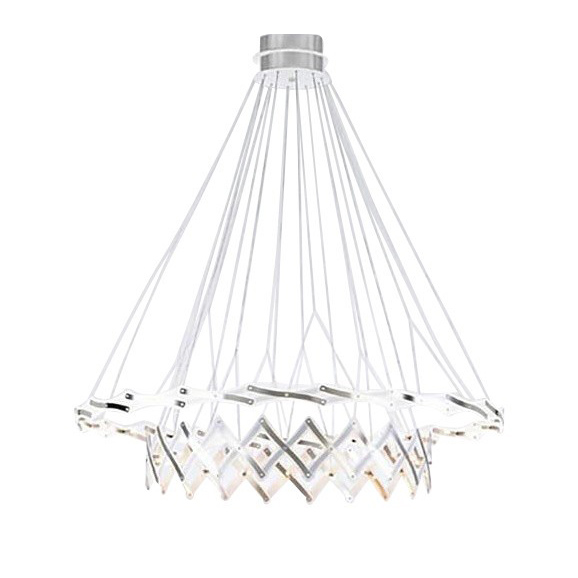 SERIEN LIGHTING lampe à suspension ZOOM 2 (brossé - Acier Inox)