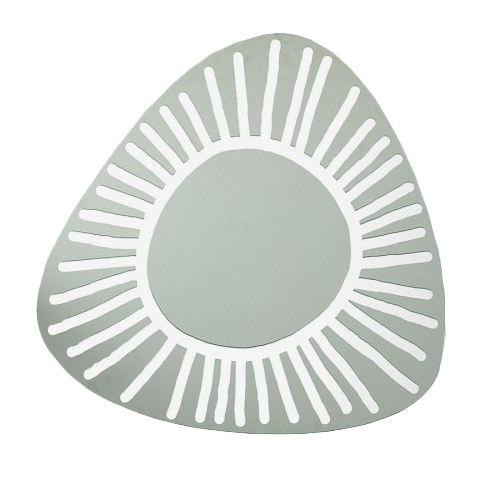 GERVASONI miroir mural BRICK 98 (Décoration en blanche - Verre)