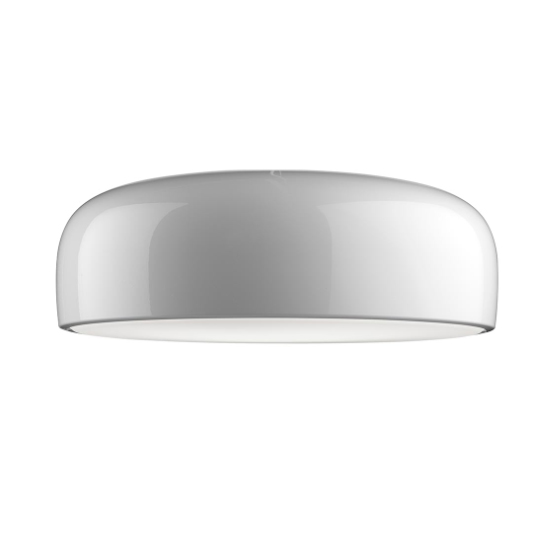 FLOS lampe au plafond plafonnier SMITHFIELD PRO C à LED (Blanc - Méthacrylate / aluminium)