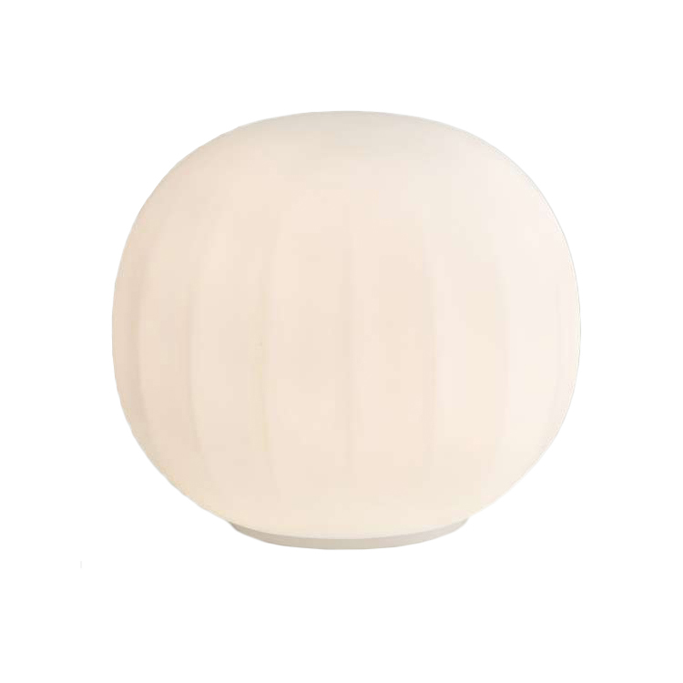 LUCEPLAN lampe de table LITA avec base blanche Ø 18 cm D92V18+D92/2