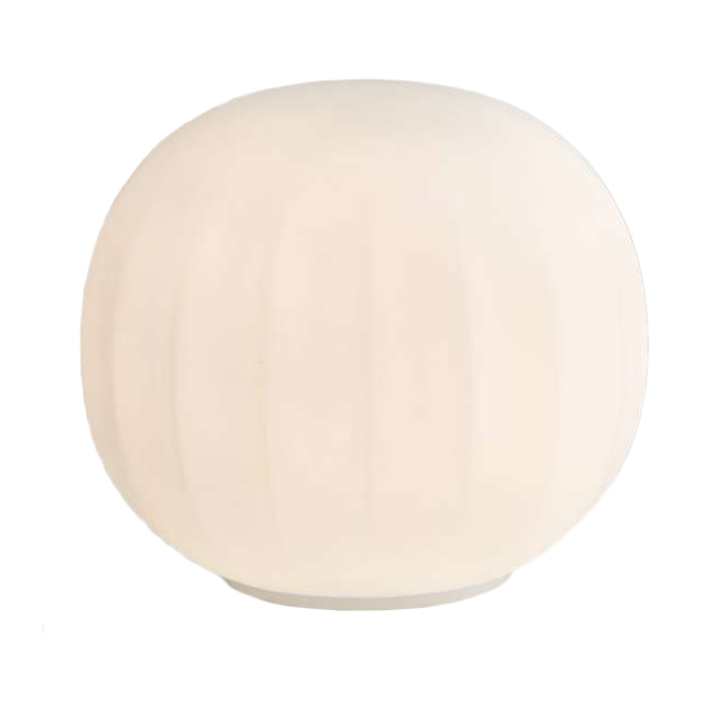 LUCEPLAN lampe de table LITA avec base blanche Ø 30 cm D92V30+D92/3