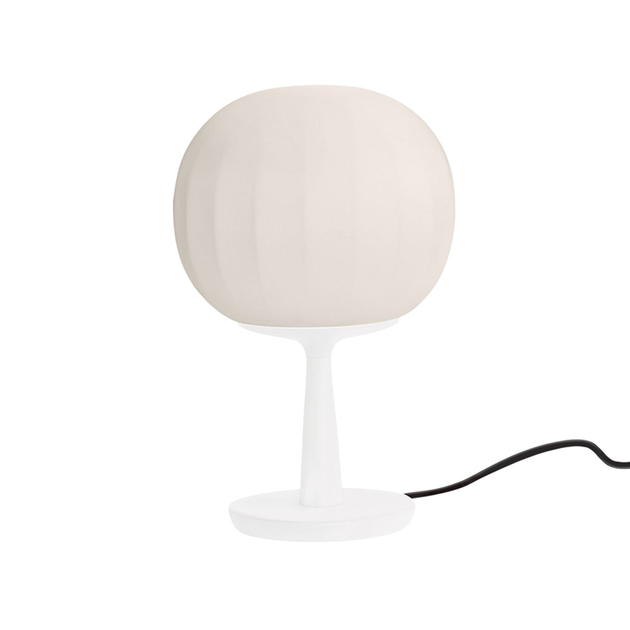 LUCEPLAN lampe de table LITA structure blanche Ø 18 cm D92=18+D92/2
