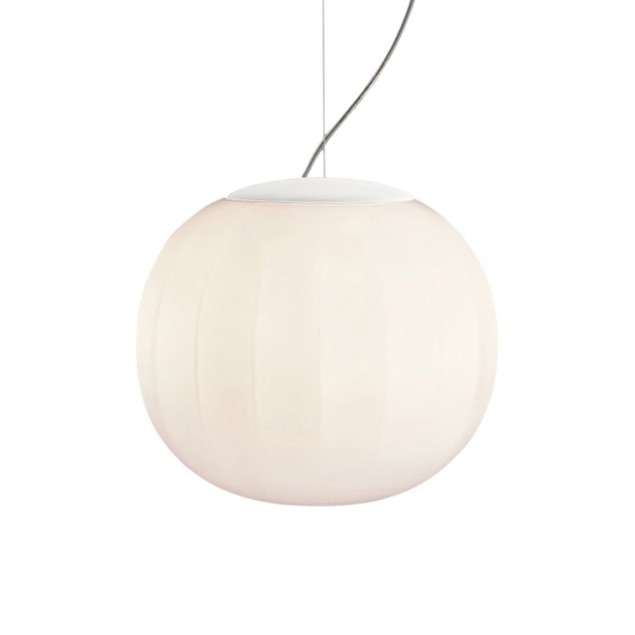 LUCEPLAN lampe à suspension LITA structure blanche Ø 30 cm D92S30+D92/3