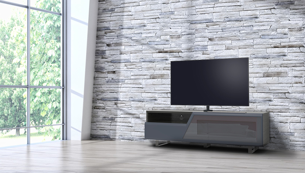 MUNARI meuble TV MK160 jusqu'à 65" Collection CORTINA SIDE