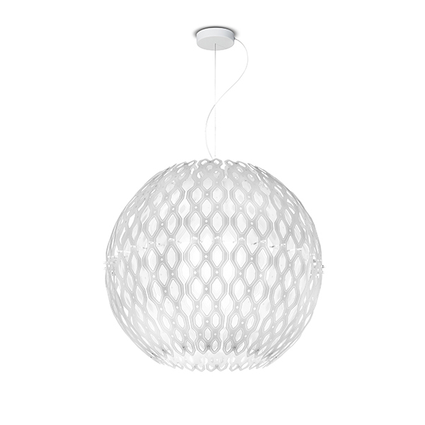 SLAMP lampe à suspension CHARLOTTE GLOBE (White - Cristalflex® / Lentiflex®)