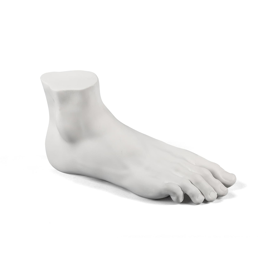 SELETTI élément décoratif MALE FOOT MEMORABILIA MVSEVM (Blanc - Porcelaine)