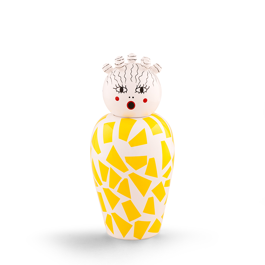 SELETTI vase CANOPIE (Rosio - Porcelaine)