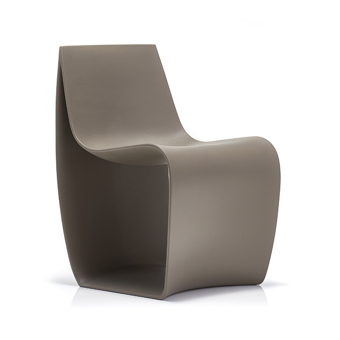 MDF ITALIA chaise SIGN (Boue - Polyéthylène)