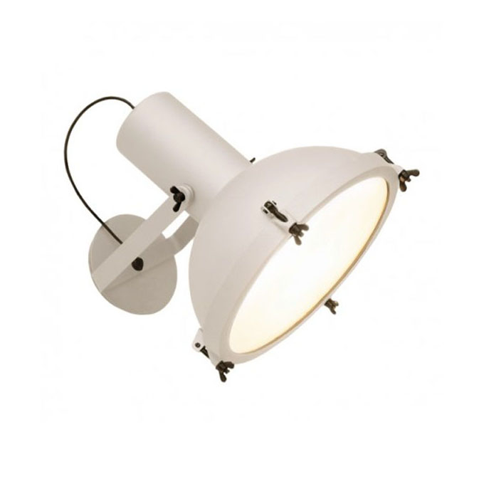 NEMO lampe au plafond plafonnier ou lampe murale applique PROJECTEUR 365 (Blanc sable - aluminium et