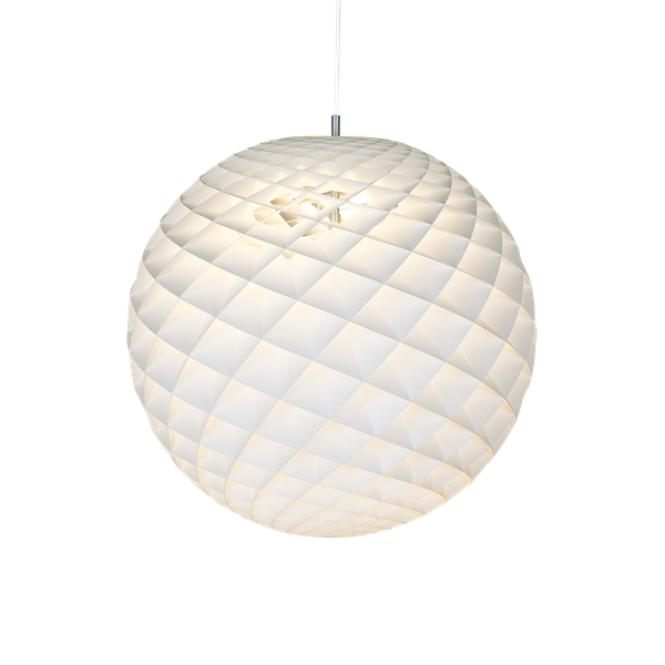 LOUIS POULSEN lampe à suspension PATERA ON/OFF (Ø 45 cm Blanc - PVC satiné coupé)